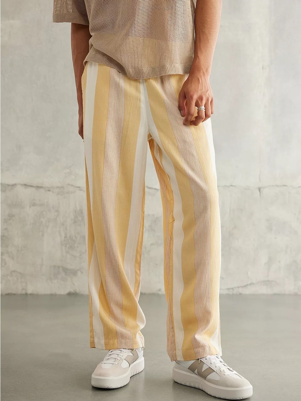 UO Standard Cloth Yellow Resort Pants